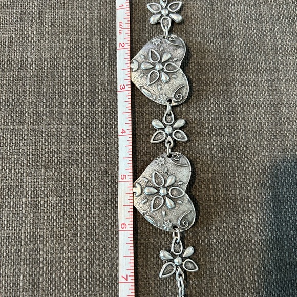 Heart & Flower Anklet - Picture 2 of 6